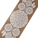 Jacquard Table Runner 45x155 Boho Dream Catcher White