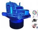 Tir Tractor 16-farebná LED stolná lampa PLEXIDO