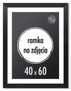 RÁM NA FOTO 40x60 cm čierne drevené rámy