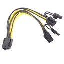 Power Splitter PCI-E 6PIN - 2x 6+2PIN Riser