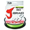 Daiwa J-Braid X8 chartreuse 0,10mm/150m