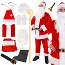 SANTA CLAUS OUTFIT PREMIUM ŠATY 11 KUSOV