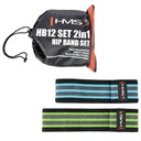 HMS Set cvičebných pásov fit Hip Band 2v1