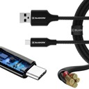 Rýchlonabíjací kábel USB C nabíjačka LONG 1,8M pre Samsung, vystužený