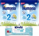 HUMANA 2 HMO NÁSLEDNÉ MLIEKO 6m+ 2x750g + Utierky