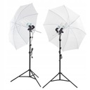 Balenie 2 svietidiel OXY 4x125W dáždnik 110 SOFTLIGHT