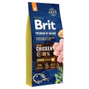 BRIT Premium By Nature Junior M suché krmivo MEDIUM kura 15kg