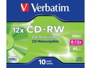 VERBATIM CD-RW Jewel Case 10