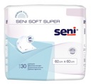 SENI SOFT SUPER 60x60cm hygienické vložky 30 ks