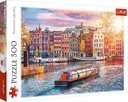 PUZZLE AMSTERDAM HOLANDSKO 500 KUSOV. VÝHĽAD NA MESTO