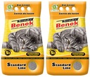 Super Benek Standard Line Bentonitové stelivo pre mačky Natural 2x5L 10L