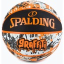 SPALDING GRAFFITI BASKETBAL, veľkosť 7, ORANŽOVÁ