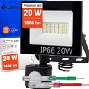 Halogénová LED s Twilight Motion Sensor 20W reflektorová lampa Floodlight