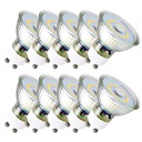 10 x GU10 LED žiarovka 5W=40W PREMIUM GLASS 3000K