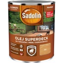 SADOLIN SUPERDECK DUBOVÝ OLEJ 0,75L