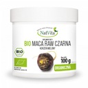 Maca BIO RAW Black Ground Organic Natural Libido 100g NatVita