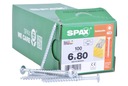 SPAX WIROX SKRUTKY DO DREVA 6X80 TX DOSKA 100KS