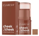 CLARESA - CHEEK 2 CHEEK Bronzer 02 Mliečna čokoláda