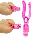 Vibrátor Clitoris Massager Anal Plug Double