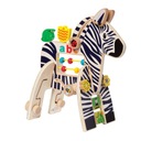 Motorická hračka Zebra Vzdelávacia kocka Manhattan Toy Colorful 12m+