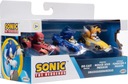 Sonic The Hedgehog Die cast herné autá 3v1 SET