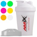 MINI SHAKER Amix 400ml Kompaktný 6 FAREBNÝ SHAKER BIELY SO SITKOM, malý