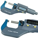 ELEKTRONICKÝ MIKROMETER vyrobený z ABS 0–25 mm +/– 0,001 mm