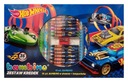 BAMBINO pastelky 36 kusov HOT WHEELS + orezávatko