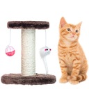 Mačacie škrabadlo Kittens Bed Tower Pole Toy Mouse Ball String