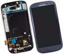 Rám LCD displeja Samsung S3 i9300 námornícka modrá