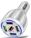 ADAPTÉR RÝCHLE NABÍJAČKY DO AUTO 5x USB QC 3.0 PRE 12V ZAPALOVAČ