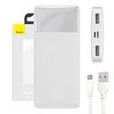 Powerbanka Baseus Bipow 10000mAh, 2xUSB, USB-C, 15W (biela)