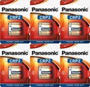 CRP2 Panasonic lítiová batéria DL223 223 CR-P2 6V x6