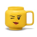 Keramická hlava hrnčeka LEGO Girl Oczko S