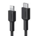 AUKEY CB-CL03 nylon USB C - Lightning kábel 2m