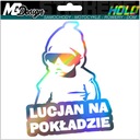 Nálepka na okno LUCIAN ON BOARD HOLOGRAM