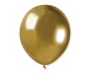 AB50 Lesklé chrómové balóniky malé GEMAR Gold Glossy 12cm, 100 ks.