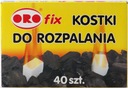 ORO Osvetľovacie kocky, biele 40 ks