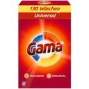 Prací prášok Gama Universal German Účinný pri 30 °C 130 praní 7,8 kg