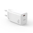 FAST PD 65W sieťová nabíjačka 1xUSB-C XO QUICK CHARGE 3.0