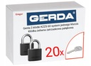 Gerda 2 visiace zámky KZZS 60 systém na jeden kľúč + 20k