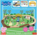 Drevený vláčik Peppa Pig s elektrickým vláčikom 65 kusov Hasbro