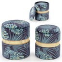 Sada 2ks Boho Pouffe CONGO Exotic Green Halmar