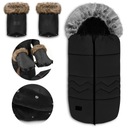 Spací vak do kočíka + Handmuff zateplené rukavice LIONELO WINTER SET