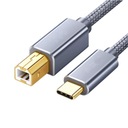 Kábel USB C do TLAČIARNE USB typ C - USB B 3m QGeeM