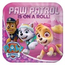 SUPER Paw Patrol narodeninové taniere 551665 23x23