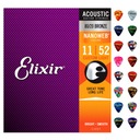 Struny pre akustickú gitaru Elixir 11-52 | 11027