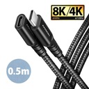 BUCM32-CF05AB Gen2 USB-C - predlžovací kábel USB-C 0,5 m, 5A, 20 Gbps, PD 240