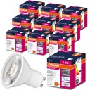 10x Halogénová LED žiarovka 6,9W 80W GU10 6500K OSRAM