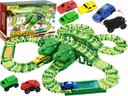 VEĽKÁ FLEXIBILNÁ Autodráha DINOSAUR Dino Cars 240 ks. XXL